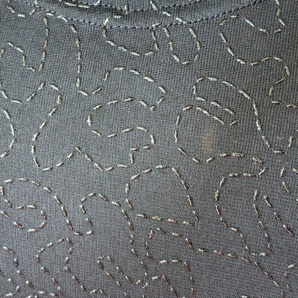 Vintage 90's, Studio Femme, black, stretchy, sleeveless dress. - Picture 5 of 9